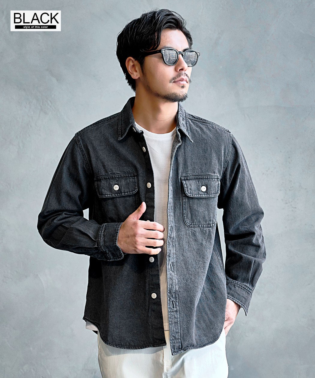 Bitter select【ビターセレクト】デニムシャツ/全4色