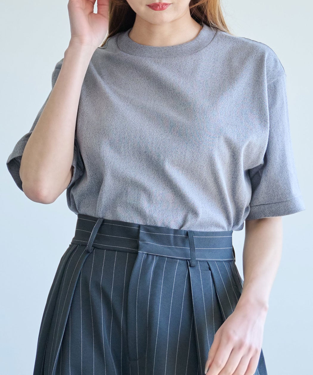 Hanes(ヘインズ)1P Hanes T-SHIRTS MOKU クルーネックTシャツ/全1色