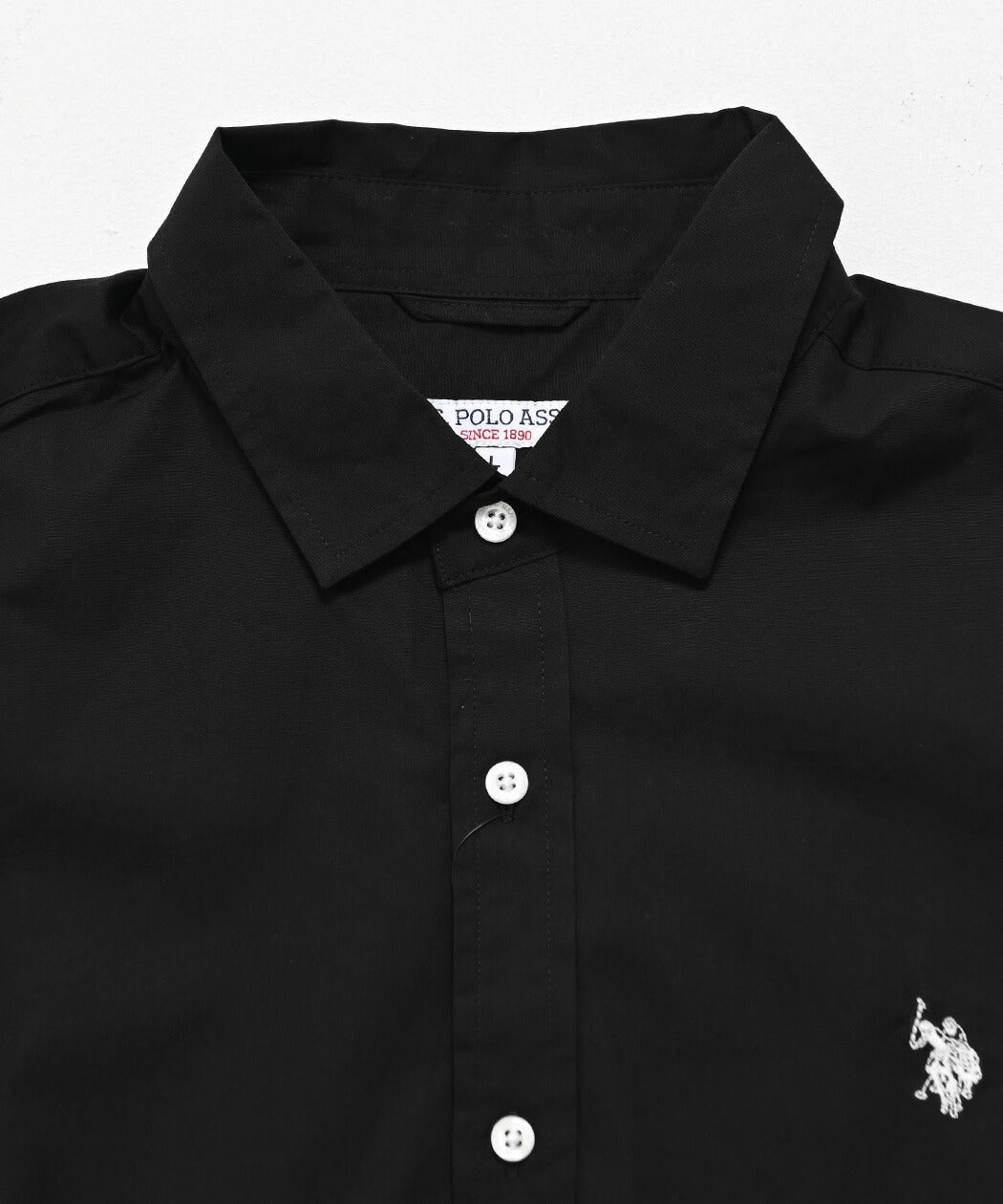 Tian Tao新品  ブラック&ホワイトポロ2 U.S. POLO ASSN.(ユーエスポロアッスン)long slieeve shirt/全4色