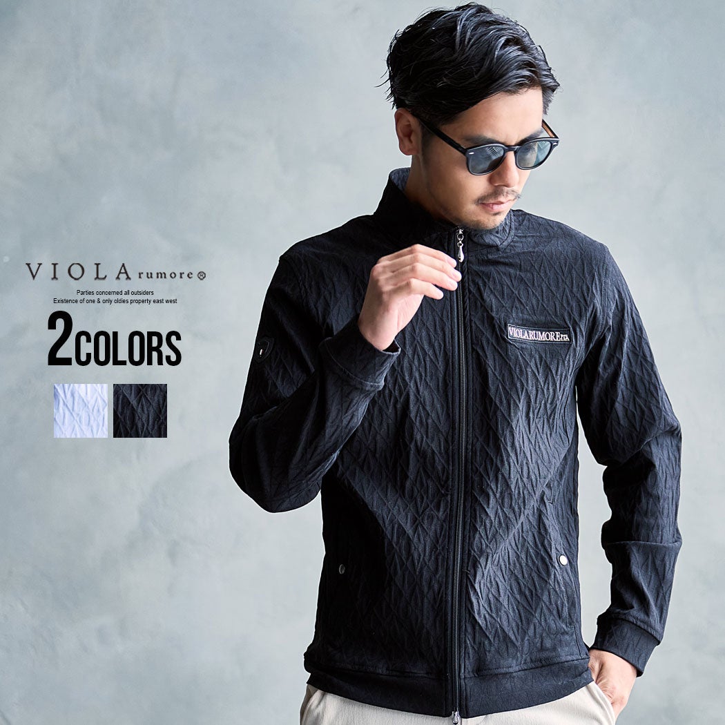 VIOLA【ヴィオラ】刺繍フルジップジャケット/全2色