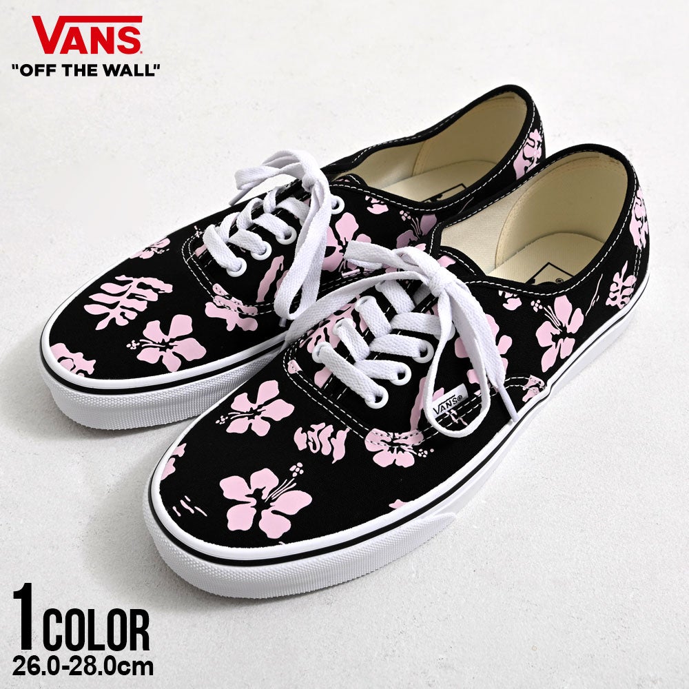 パンフラワー VANS【バンズ】Authentic Archive BLACK/PINK