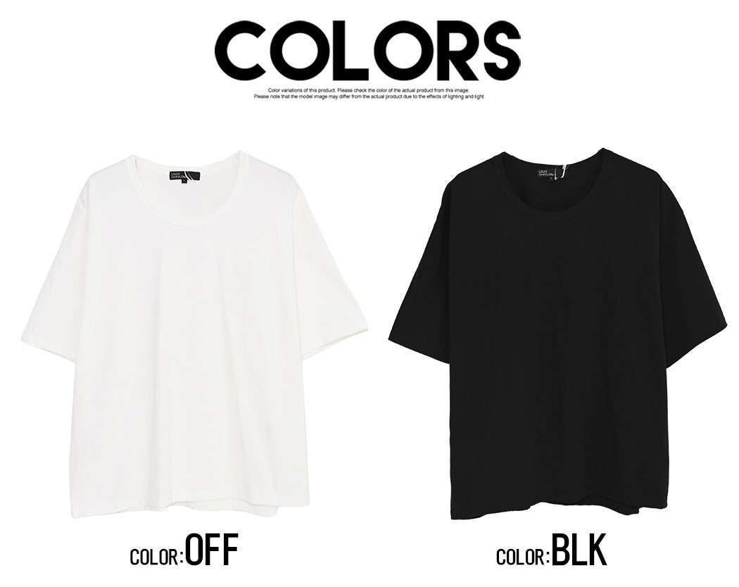 LOUIS CHAVLON(ルイシャブロン)シルケットライクインナー半袖Tシャツ/全2色