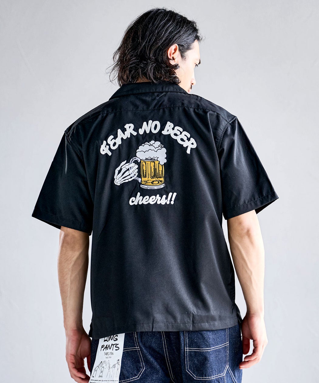 Bitter select(ビターセレクト)ALCARZAバック刺繍半袖ボーリングシャツ