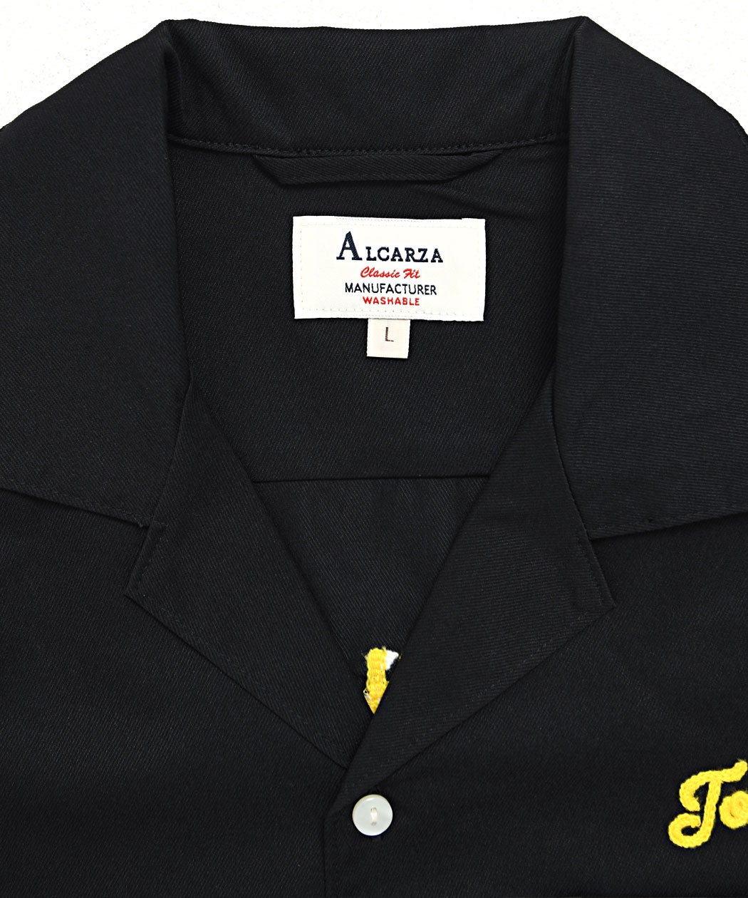 Bitter select(ビターセレクト)ALCARZAバック刺繍半袖ボーリングシャツ