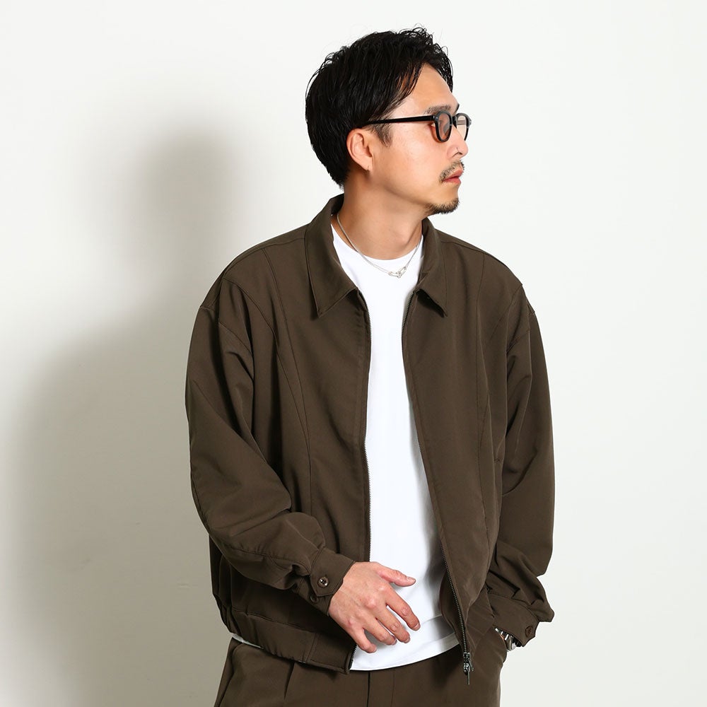 Bitter select(ビターセレクト)ストレッチTR&デニム ジップアップ