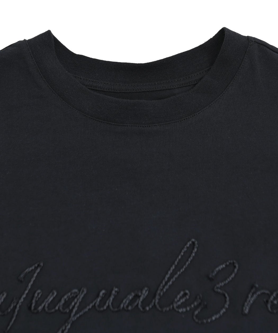 1PIU1UGUALE3(ウノ ピゥ ウノ ウグァーレ トレ)ROPE EMBROIDERY T-SHIRTS