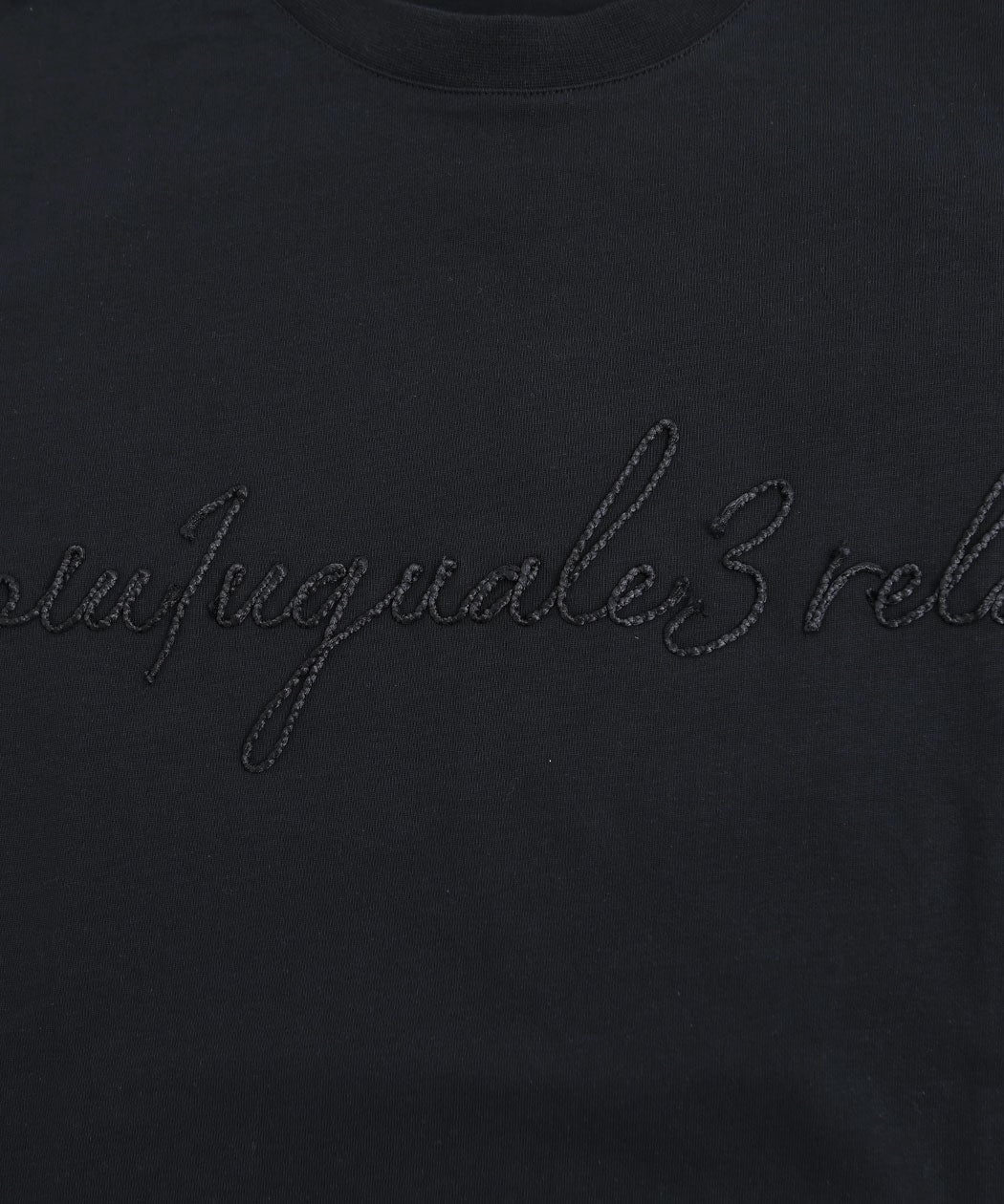 1PIU1UGUALE3(ウノ ピゥ ウノ ウグァーレ トレ)ROPE EMBROIDERY T-SHIRTS