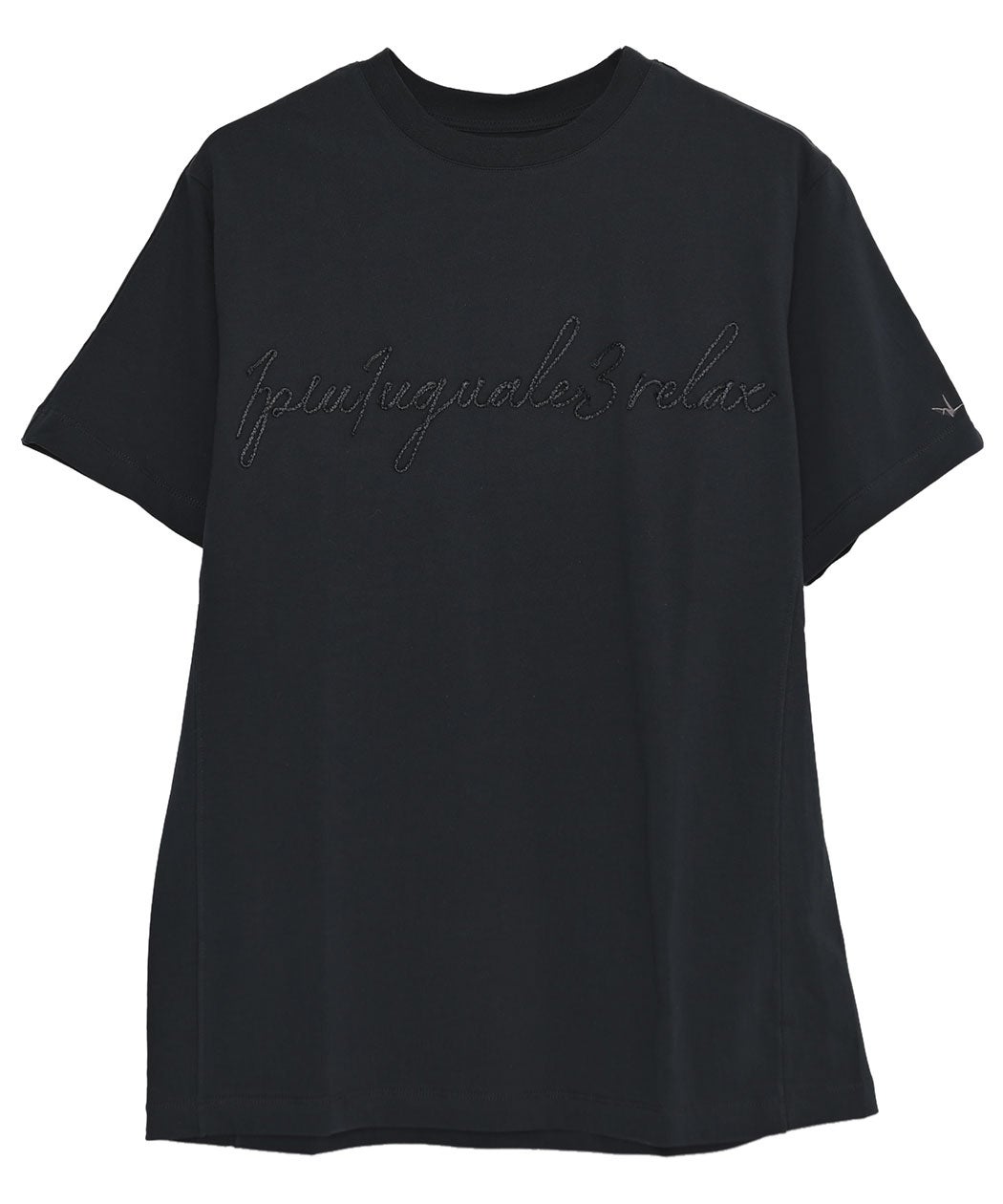 1PIU1UGUALE3(ウノ ピゥ ウノ ウグァーレ トレ)ROPE EMBROIDERY T-SHIRTS