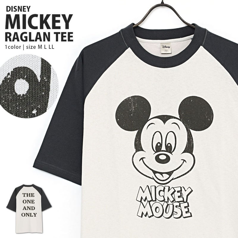  DISNEY(ディズニー)ラグラン半袖Tシャツ/全1色