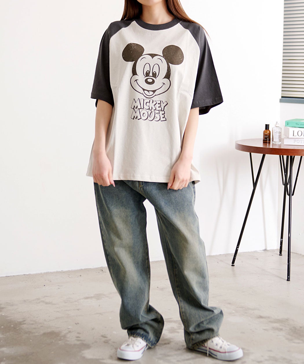 DISNEY(ディズニー)ラグラン半袖Tシャツ