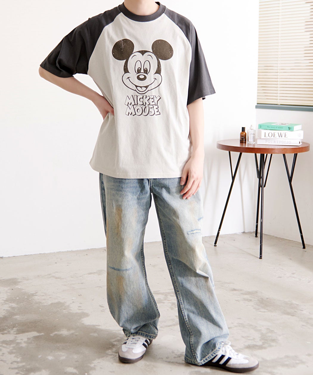 DISNEY(ディズニー)ラグラン半袖Tシャツ