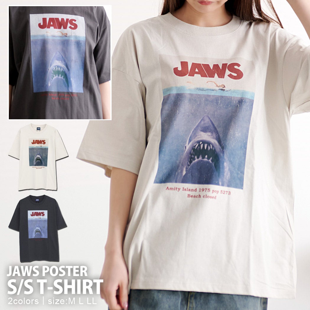 Bitter select(ビターセレクト)JAWS ポスター半袖Tシャツ