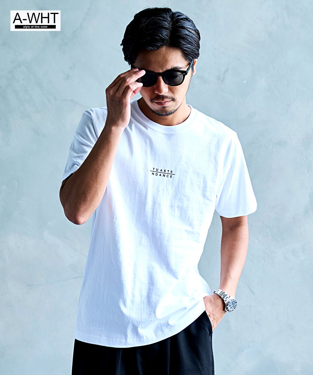 2枚目半額企画】CavariA(キャバリア)シンプルプリントor刺繍半袖Tシャツ