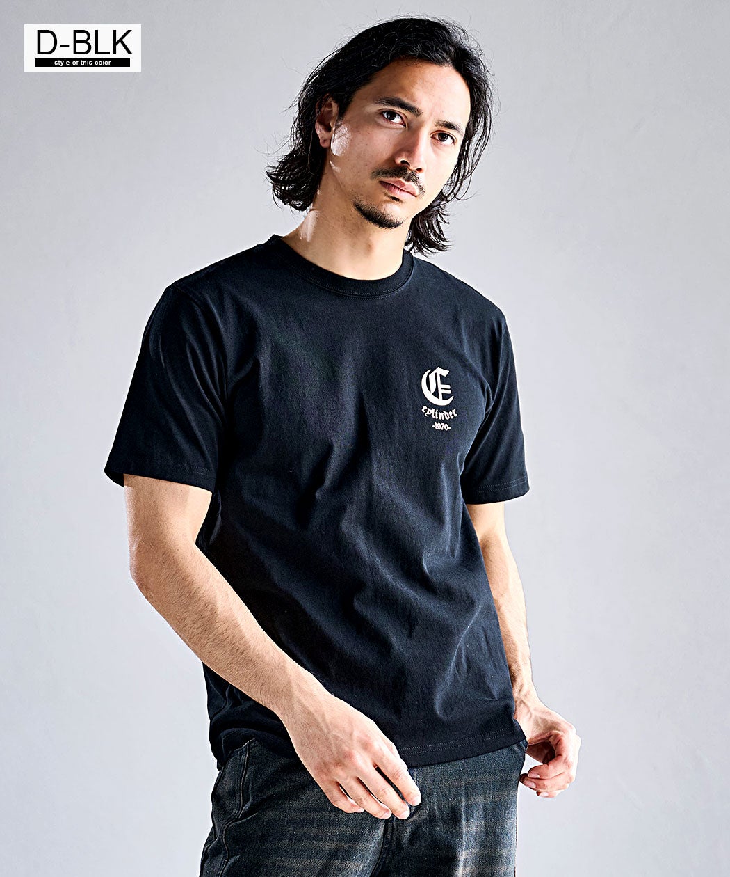 2枚目半額企画】CavariA(キャバリア)シンプルプリントor刺繍半袖Tシャツ