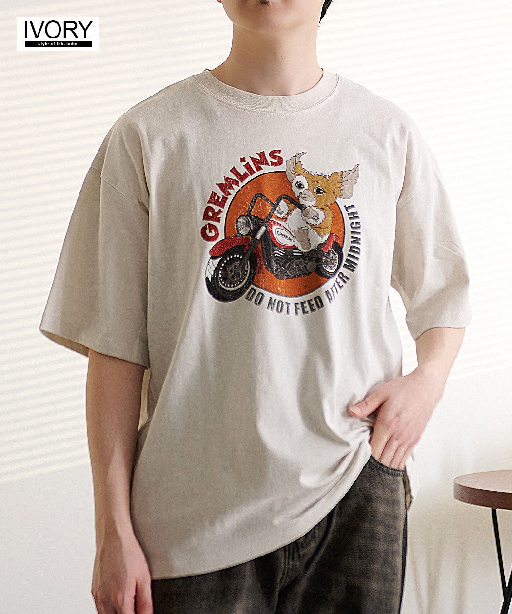 Bitter select(ビターセレクト)GREMLINS バイク半袖Tシャツ