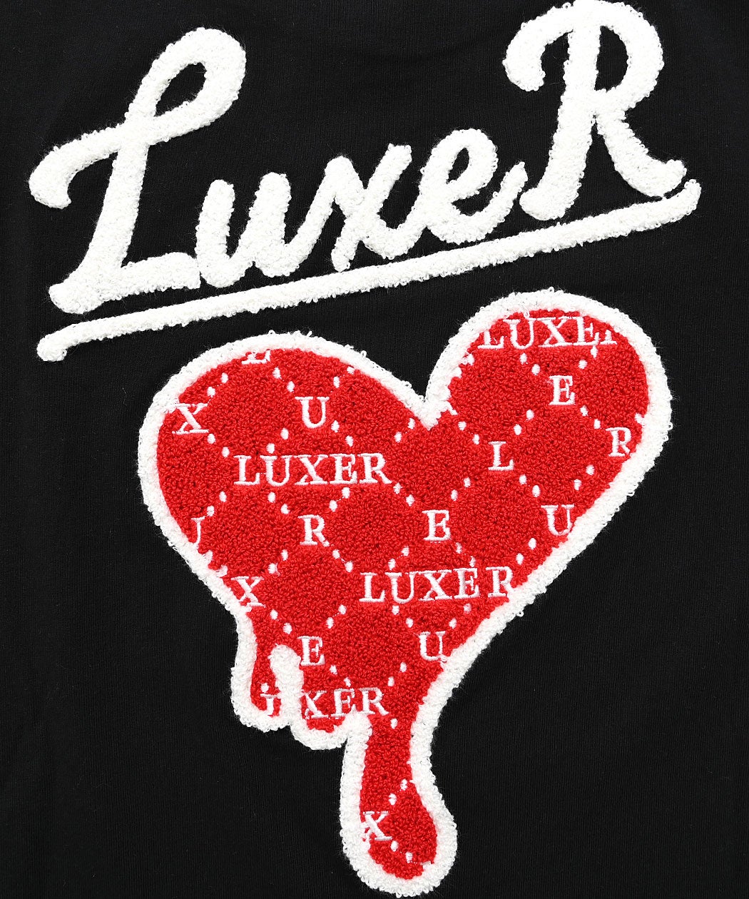 LUXE／R(ラグジュ)ドロップサガラハート半袖Tシャツ