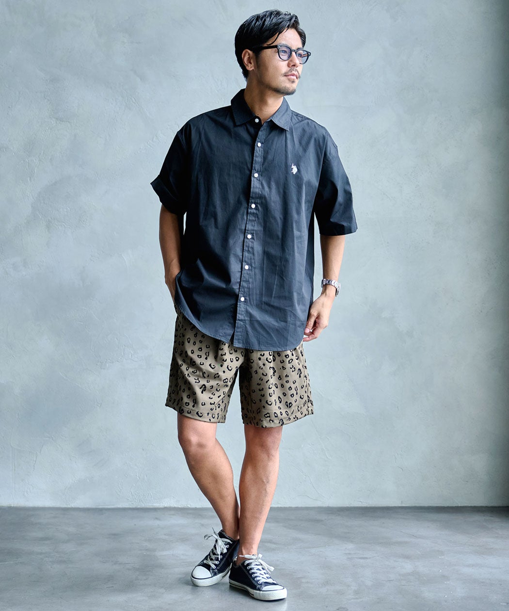 U.S. POLO ASSN.(ユーエスポロアッスン)short slieeve shirt半袖シャツ