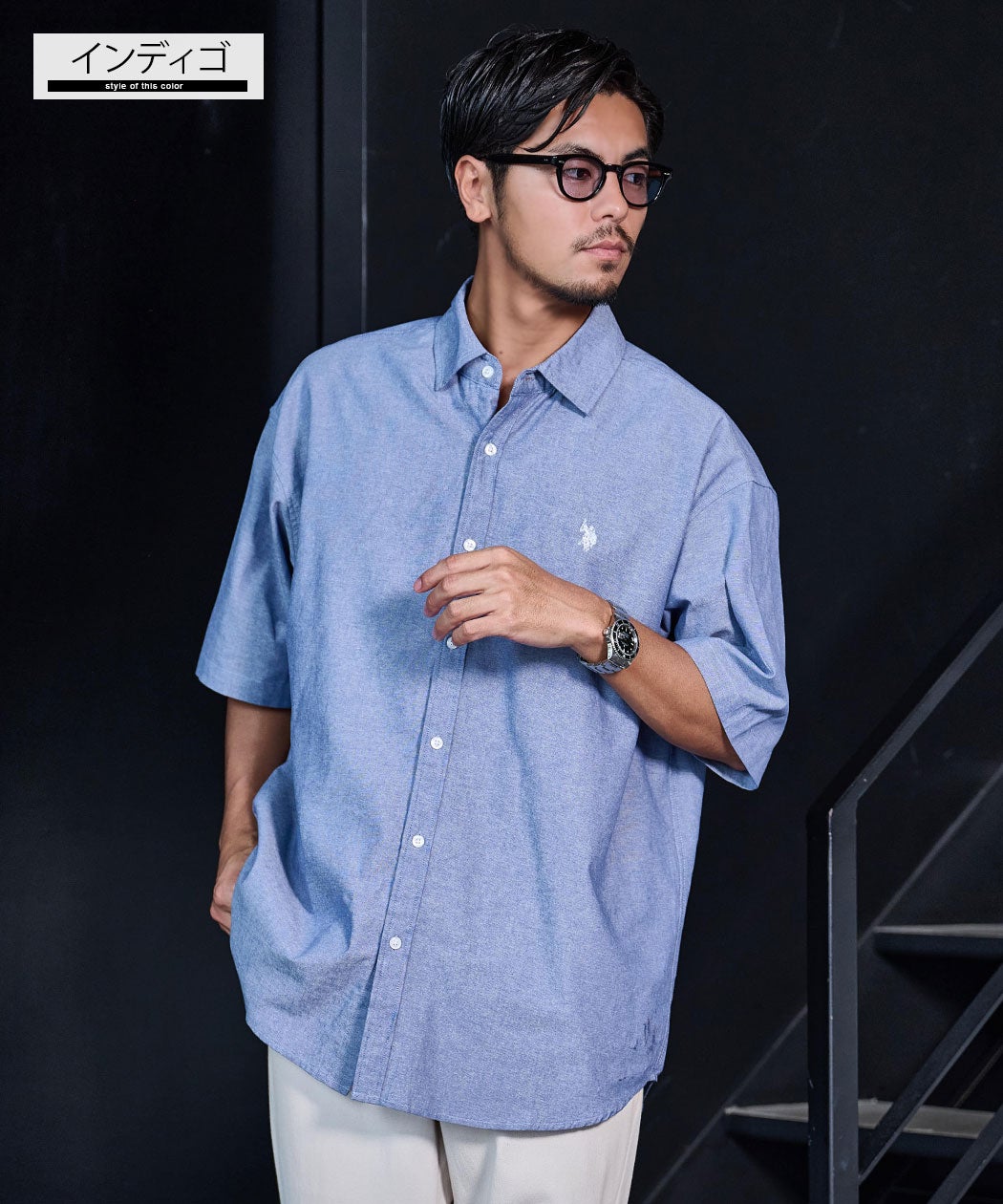 U.S. POLO ASSN.(ユーエスポロアッスン)short slieeve shirt半袖シャツ