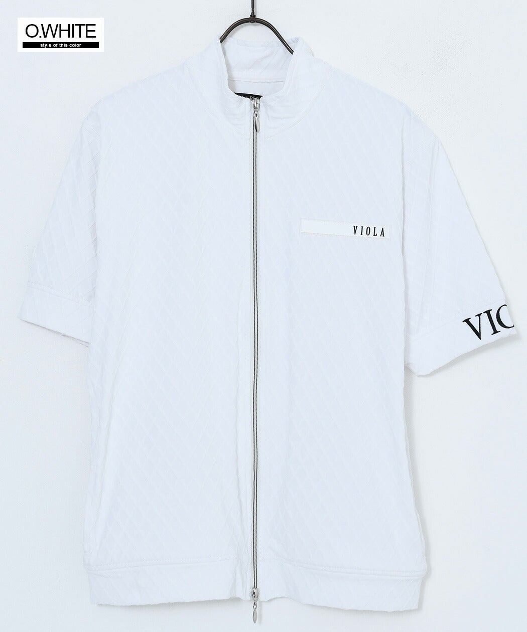VIOLA(ヴィオラ)JQフルZIP UP 半袖ジャケット