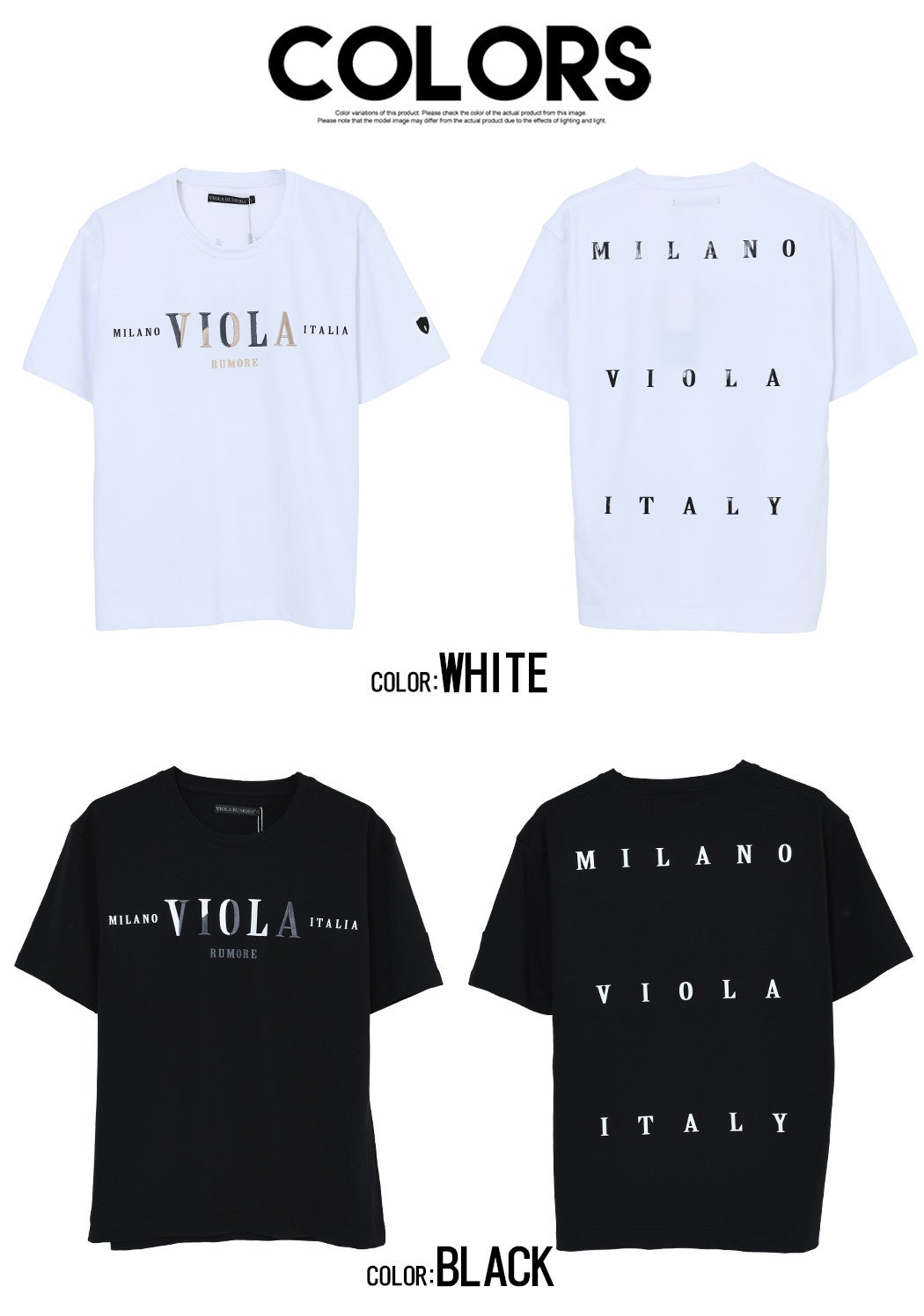 VIOLA(ヴィオラ)PRINT CN-T半袖Tシャツ