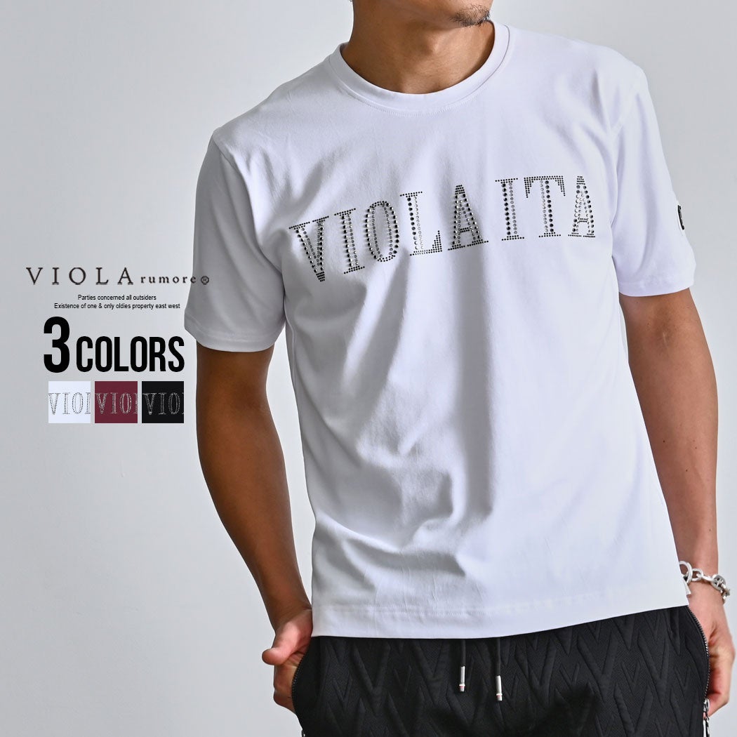 VIOLA(ヴィオラ)PRINT ZIP UP半袖Tシャツ