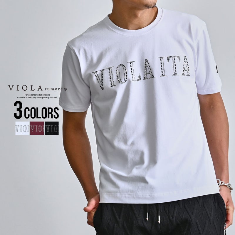 VIOLA(ヴィオラ)PRINT ZIP UP半袖Tシャツ