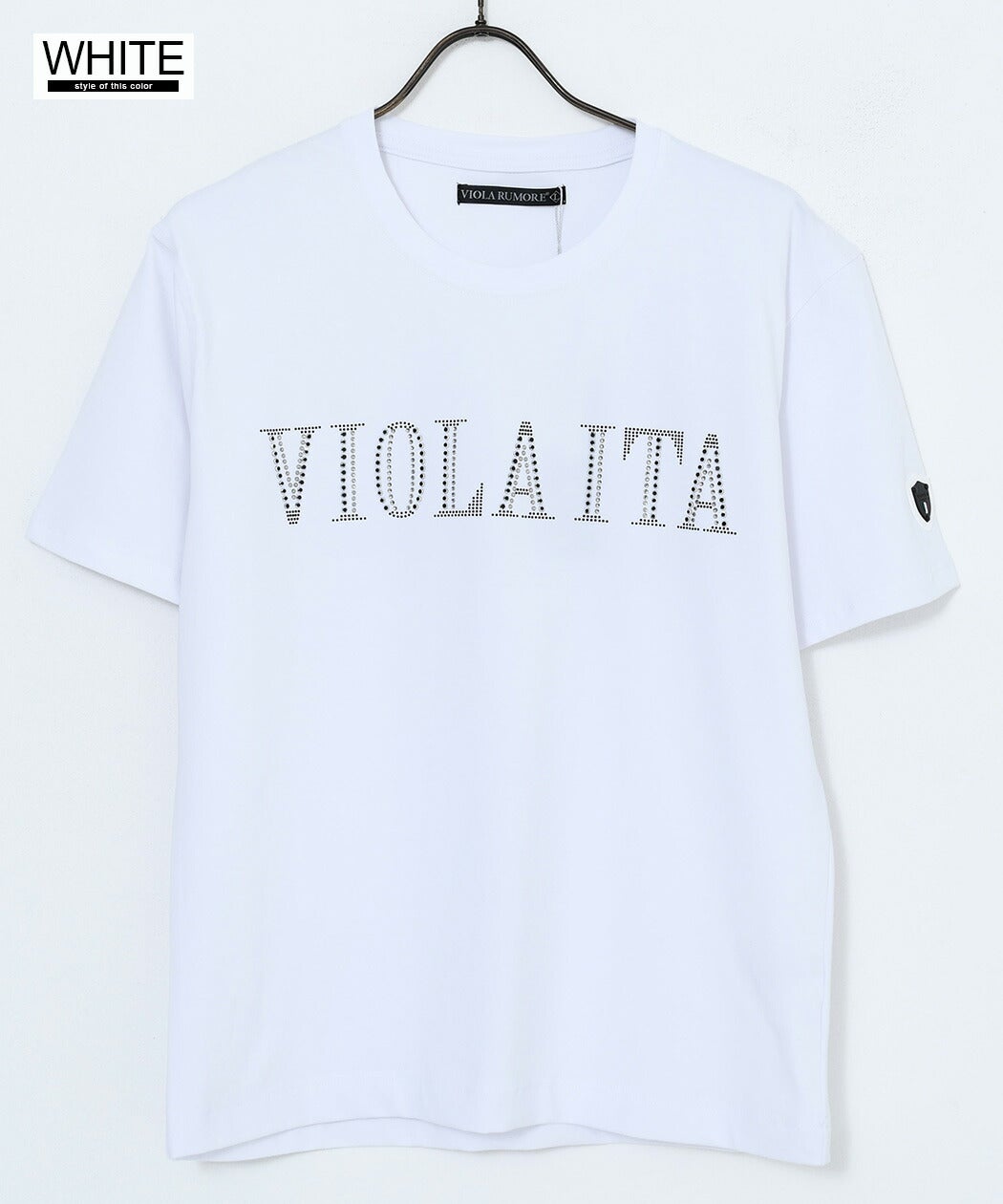 VIOLA(ヴィオラ)PRINT ZIP UP半袖Tシャツ