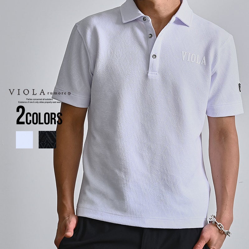 VIOLA(ヴィオラ)JQPRINTポロシャツ