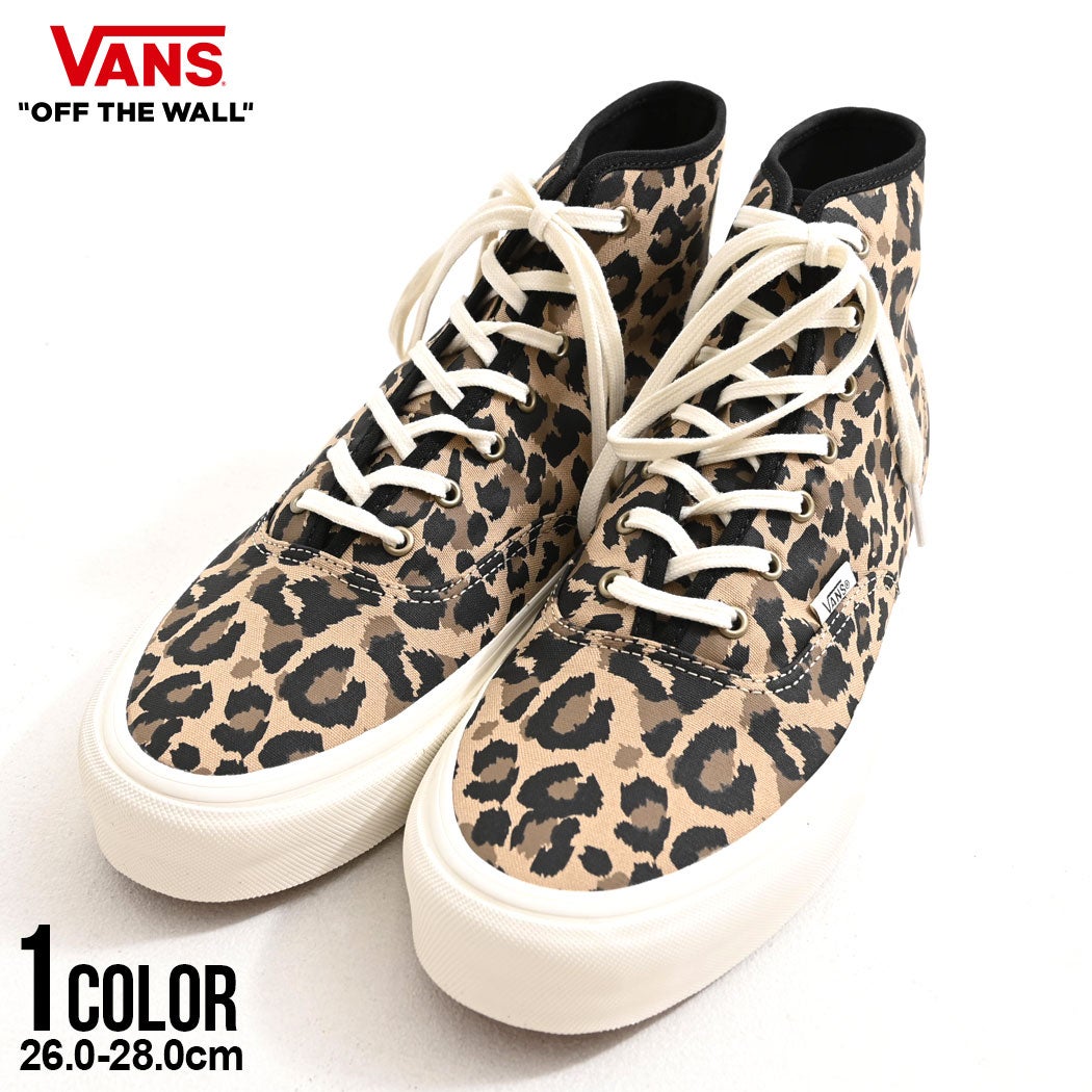 VANS(バンズ)Authentic Hi 2.0 LEOPARD Black/Incense