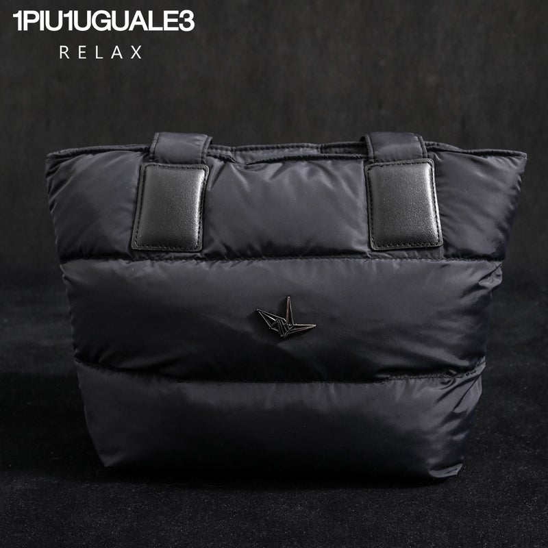 1PIU1UGUALE3 RELAX(ウノピゥウノウグァーレトレ リラックス)PUFFY NYLON MINI TOTE BAG/全1色