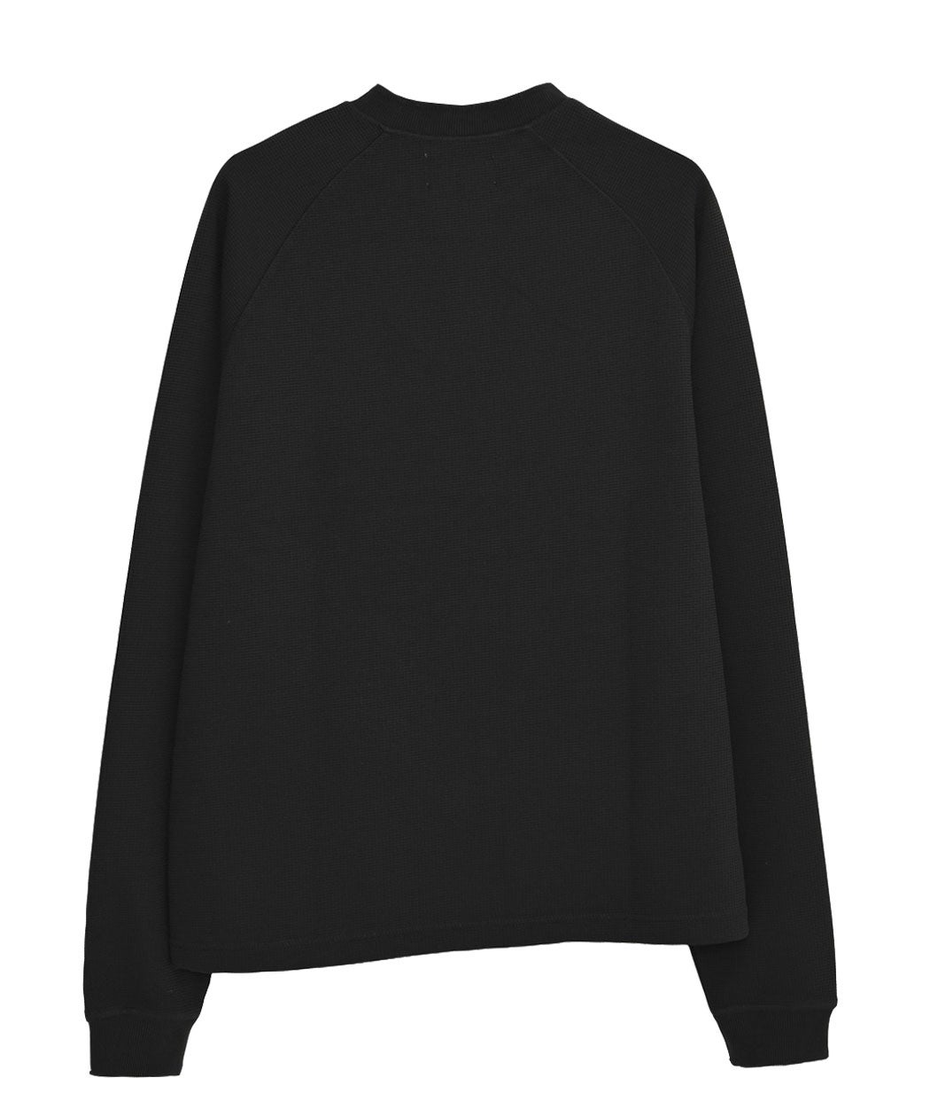 CavariA(キャバリア)スピンドルワッフルヘンリーネック長袖Tシャツ