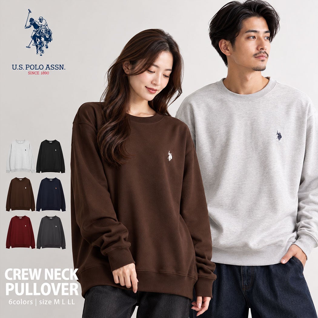U.S. POLO ASSN.(ユーエスポロアッスン)クルーネックプルオーバー
