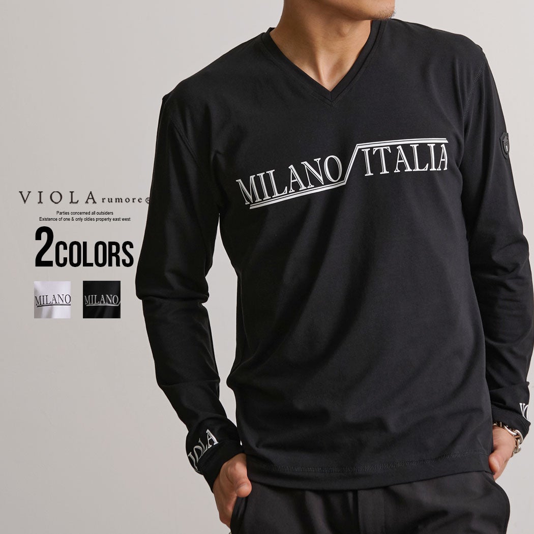 VIOLA(ヴィオラ)ストレッチ天竺冷感VN長袖Tシャツ